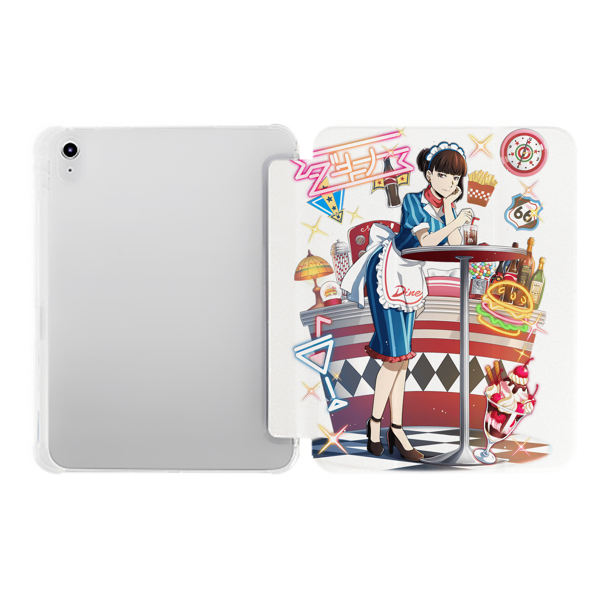 （画像用） 文豪ストレイドッグス Bungo Stray Dogs IPad ケース ペン収納付き 三つ折りスタンド PUレザー×シリコン 対応機種9.5/10.5/10.9インチ